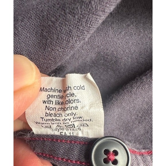 J Crew Shirt Mens MED Red Grey Plaid Flannel‎ Workshirt Button Up Cotton Casual - Picture 8 of 11